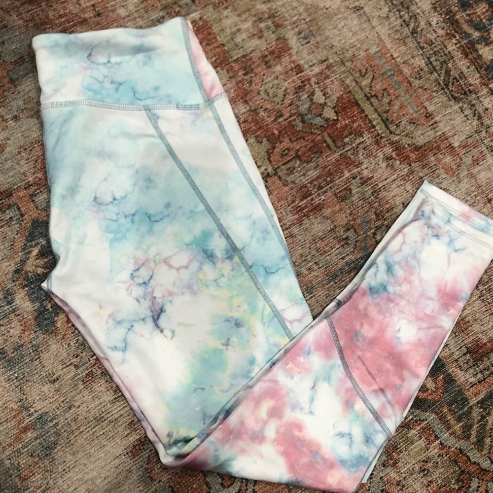 Free people tye-dye work out pants